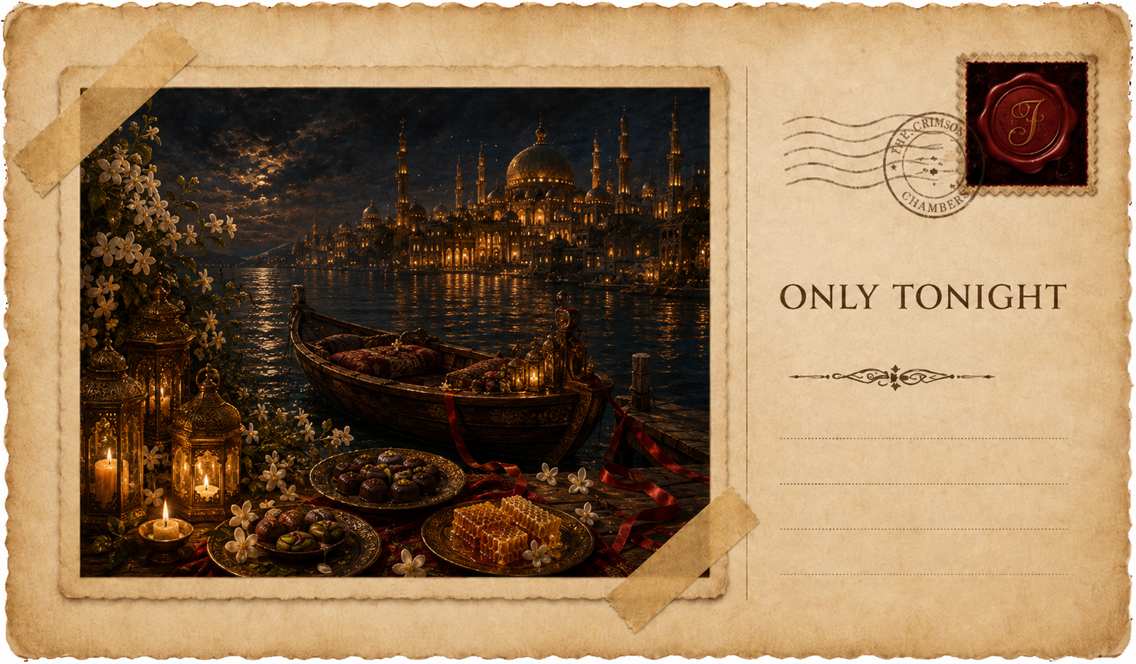 Only Tonight. postcard